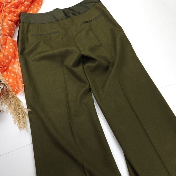 TSE Cashmere Wool Blend Wide Leg Flare Pants Sz 4 - Picture 7 of 11